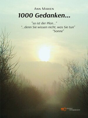 cover image of 1000 Gedanken...